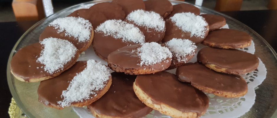 Biscuits Granola aux chocolat au lait/coco fait maison !