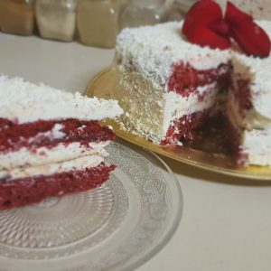 Le red velvet cake, ou gâteau rouge velours d'origine américaine