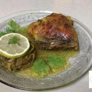Ragoût de poulet aux poireaux et céleri
