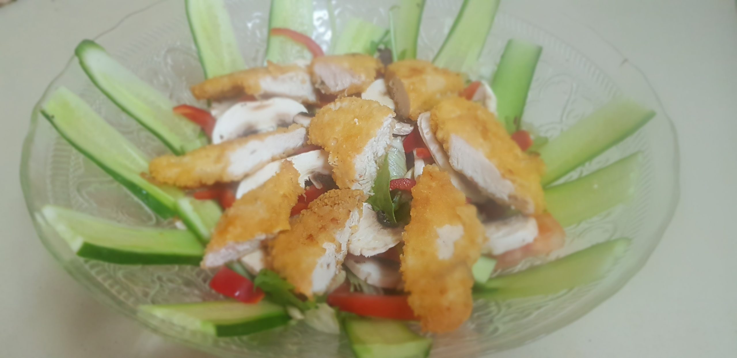 La version healthy de la salade aux Nuggets maison !