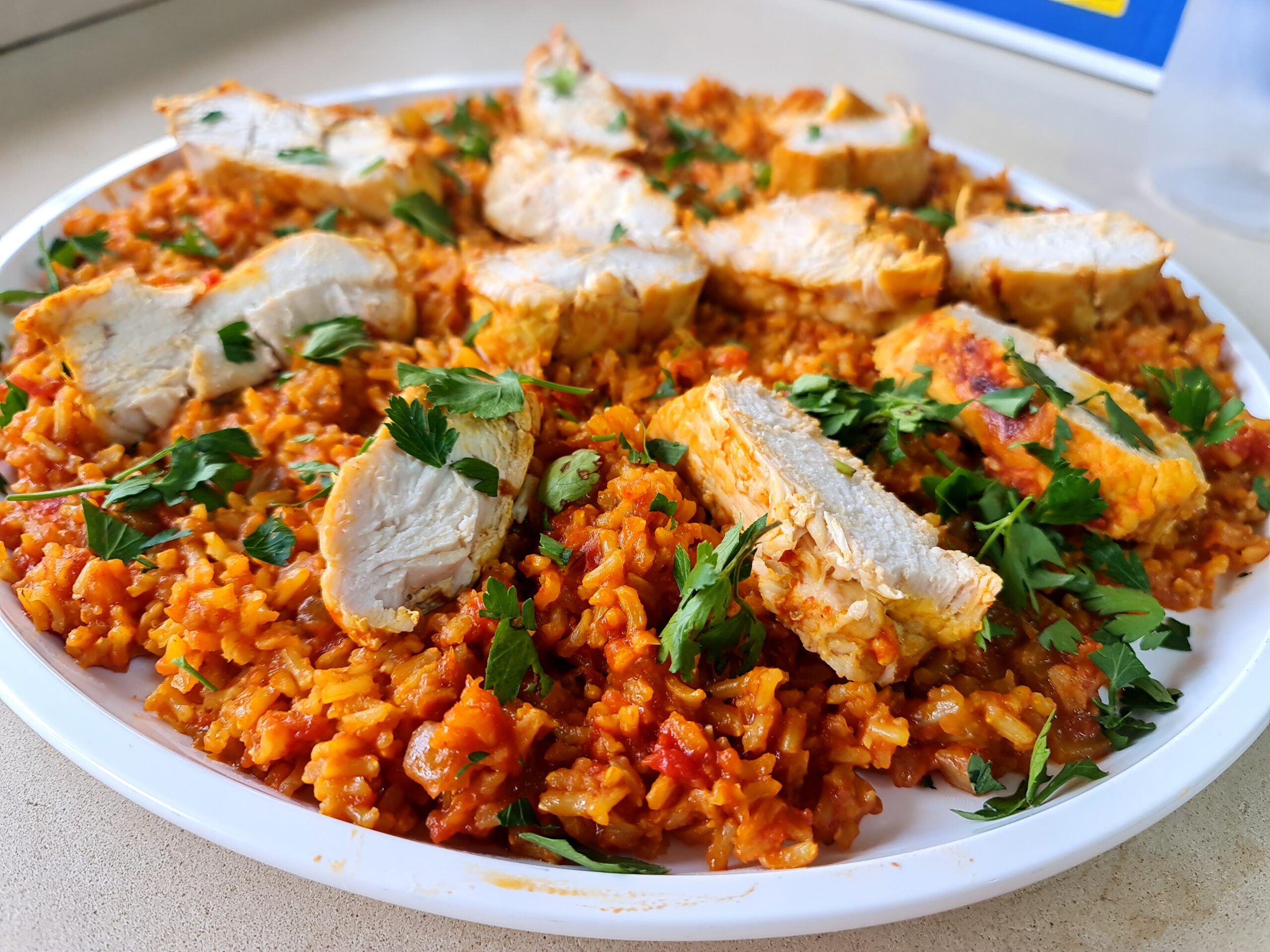 Recette santé au Ninja Food | Poulet au riz brun complet