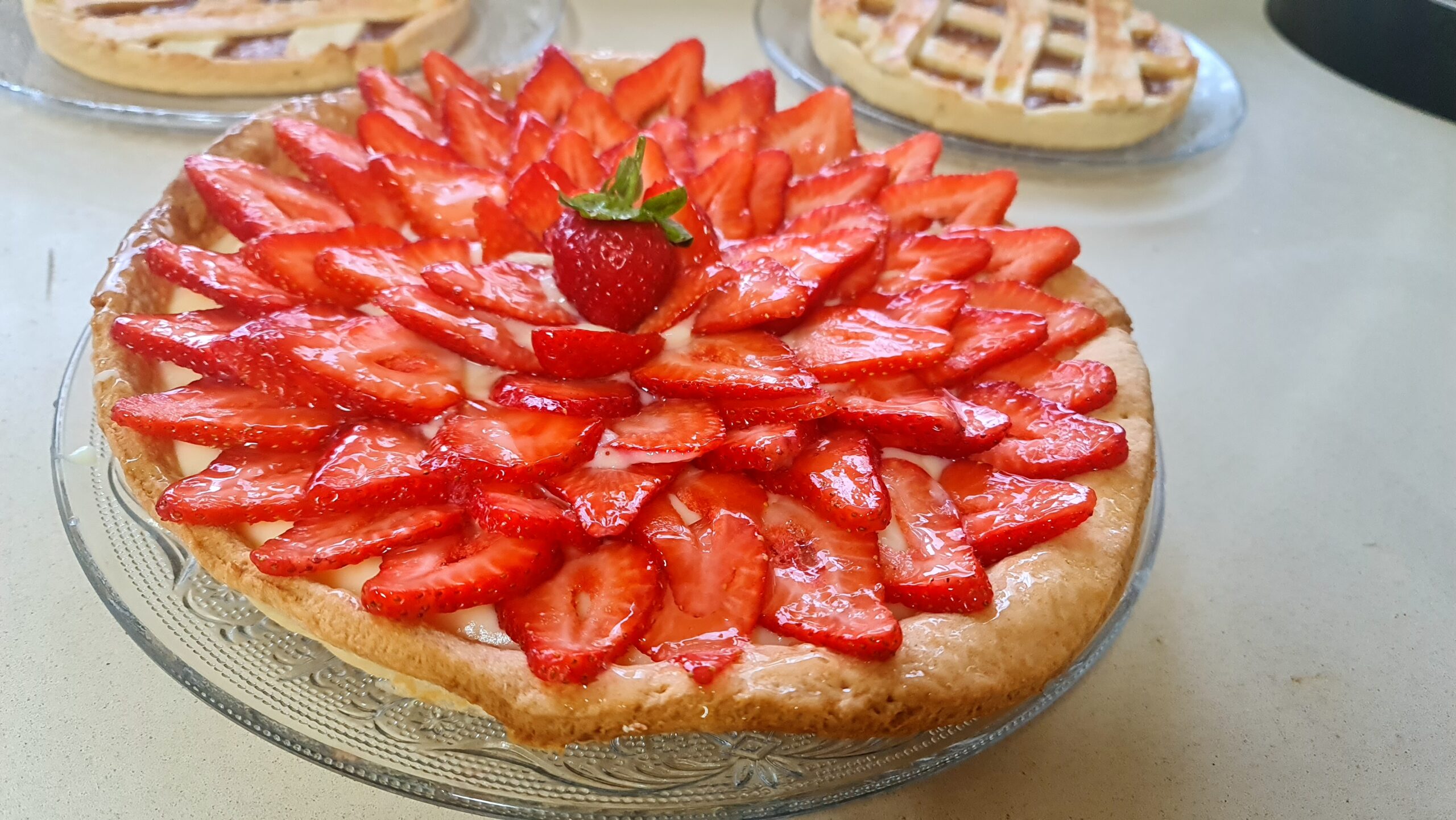 La tarte aux fraises !