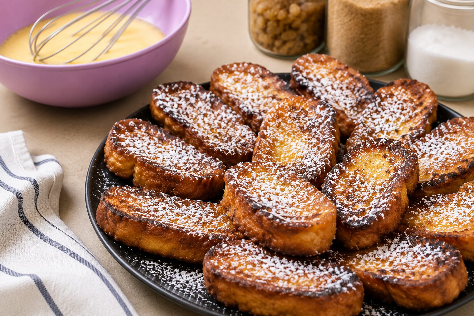 Ne jetez plus vos hallots : le pain perdu, la recette préférée de Papa